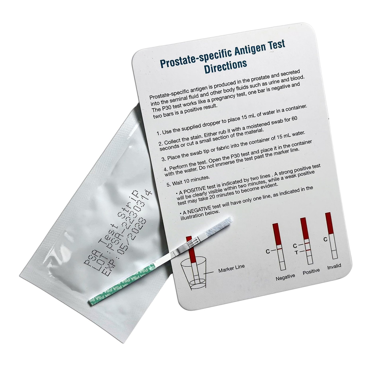 Crime Scene Semen Detection Test - P30 Antigen, Includes Supplies and...