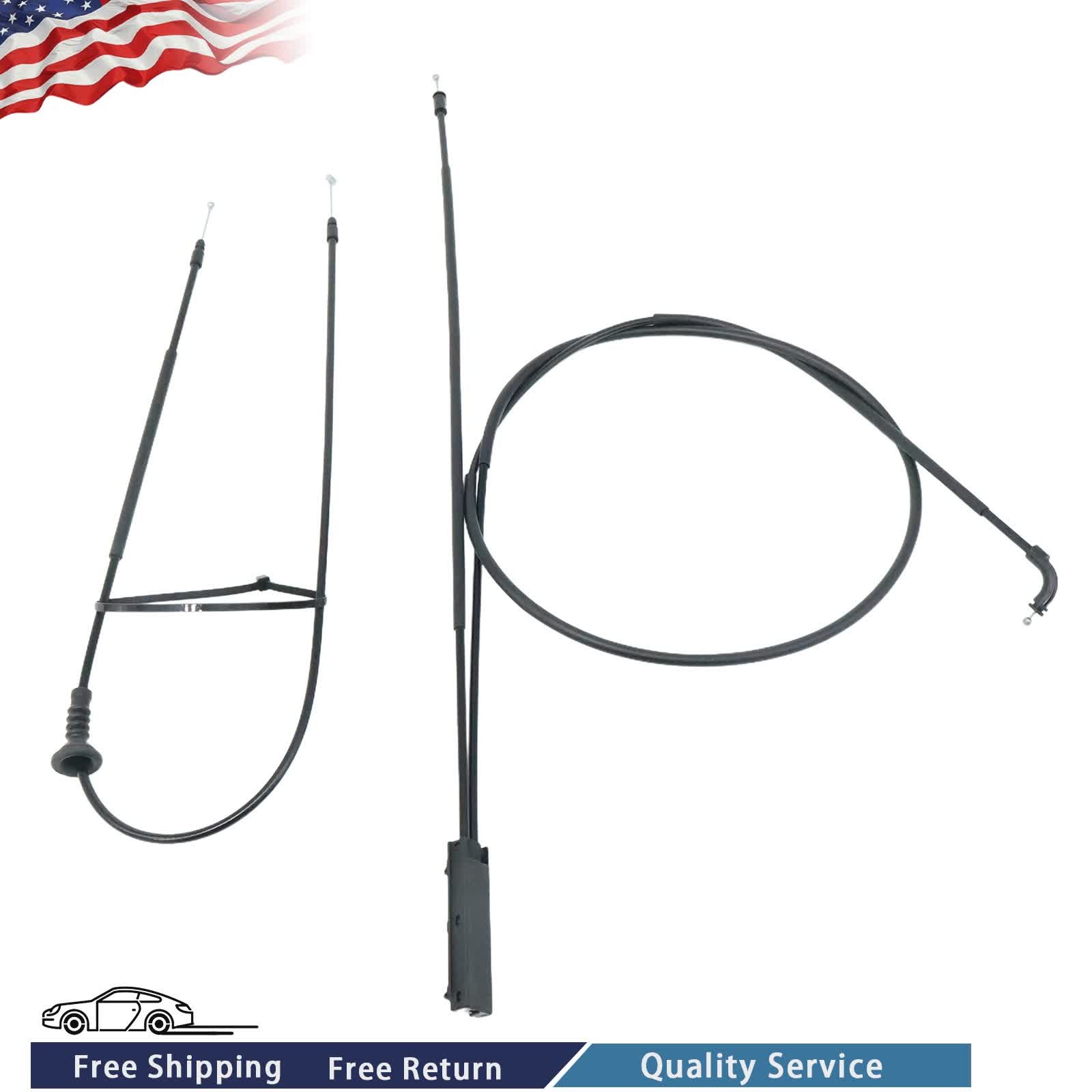 2* Fit for BMW 328i 335i 435i 428i 340i NEW Engine Hood Release Cover Cable USA