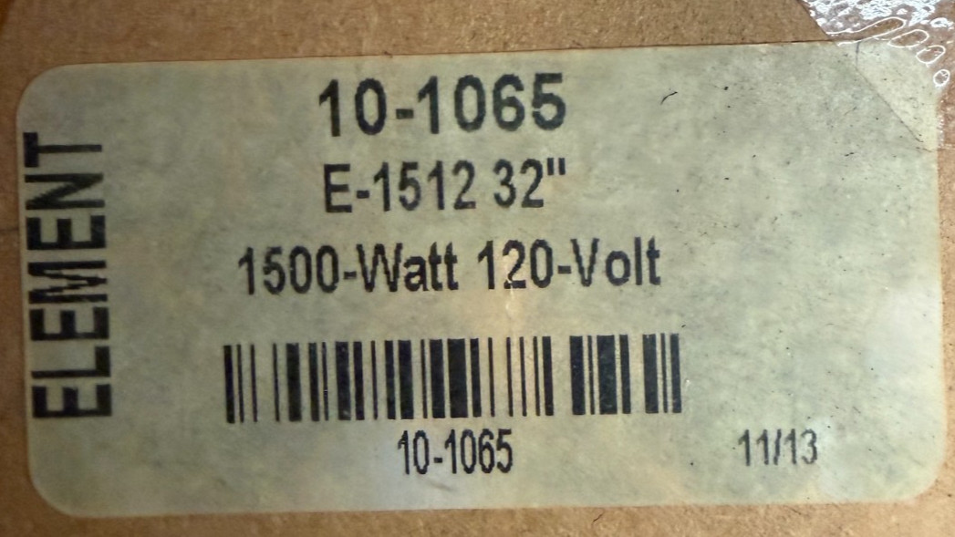 120V Replacment Element E-1512, 32" INF-10-1065
