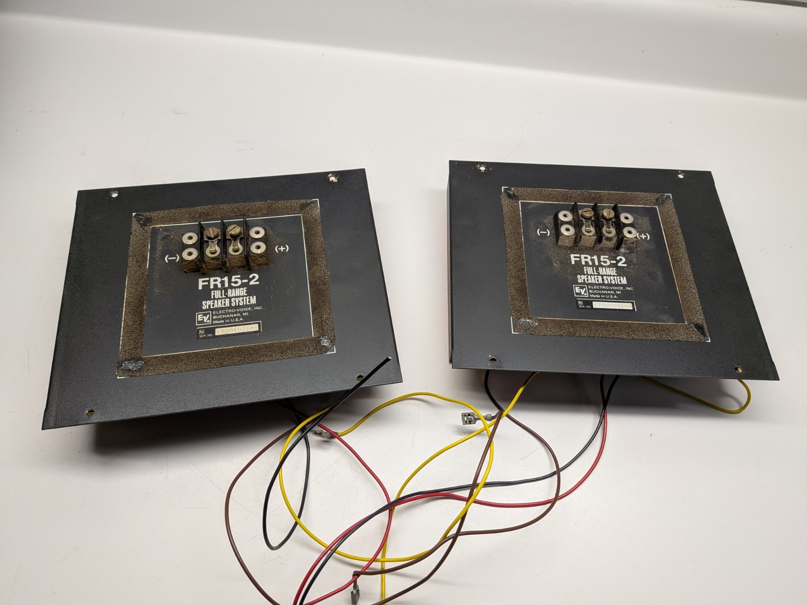 Electro Voice FR15-2 Network 2-way Crossovers ONLY  8 ohm OEM Vintage Pair