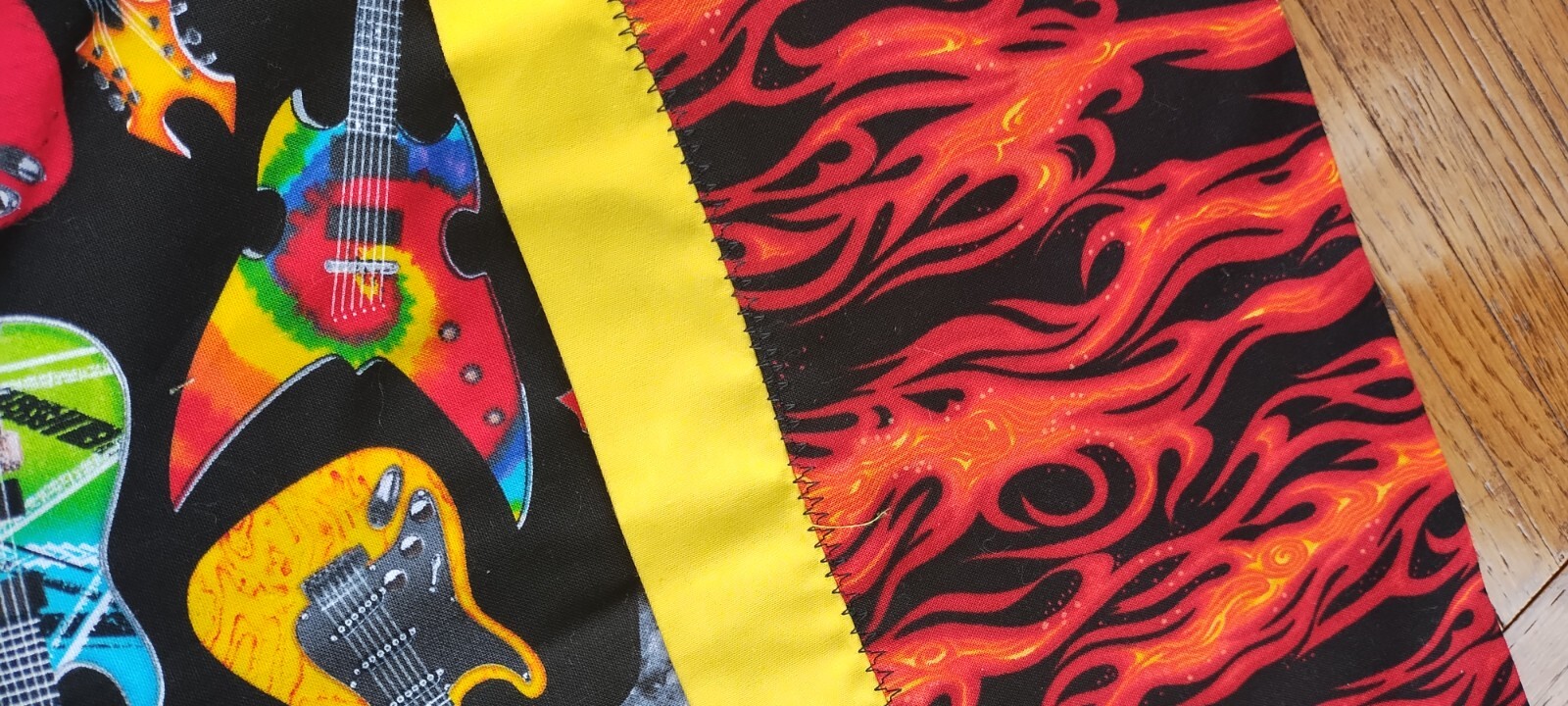 Hot Guitar Standard size Kids pillowcase