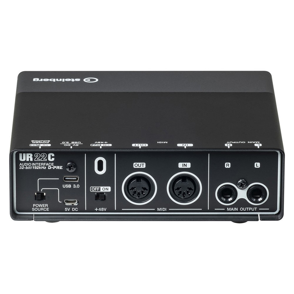 Steinberg UR22C Audio Interface Yamaha MT5 Headphone YCM01 Microphone ProX Cable