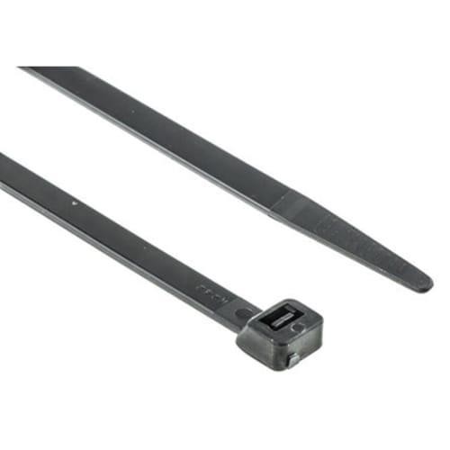 (100/PK )RS PRO 233493 Cable Tie Black Non-releasa(Intl via EIS Only + NO FF)
