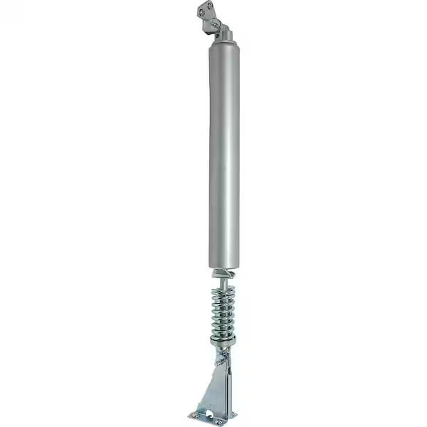 9 In., Aluminum, Medium Duty Storm Door Closer with Shock Spring and Fasteners