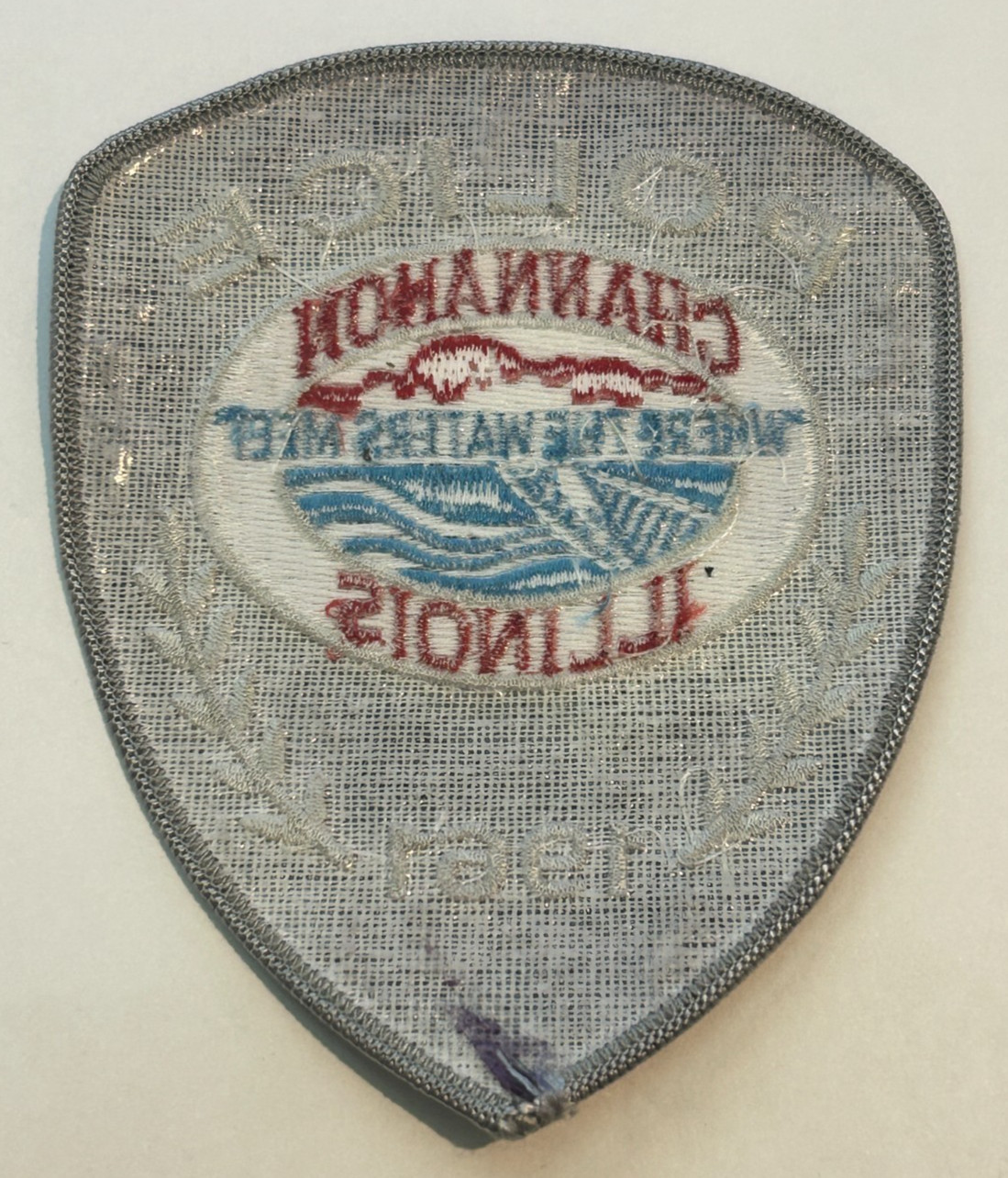 Channahon Illinois Police Patch Unused