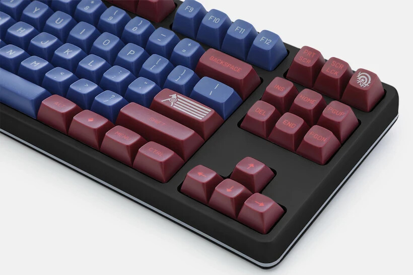 Drop x Marvel Captain America Key Cap Set for Keyboard NIB