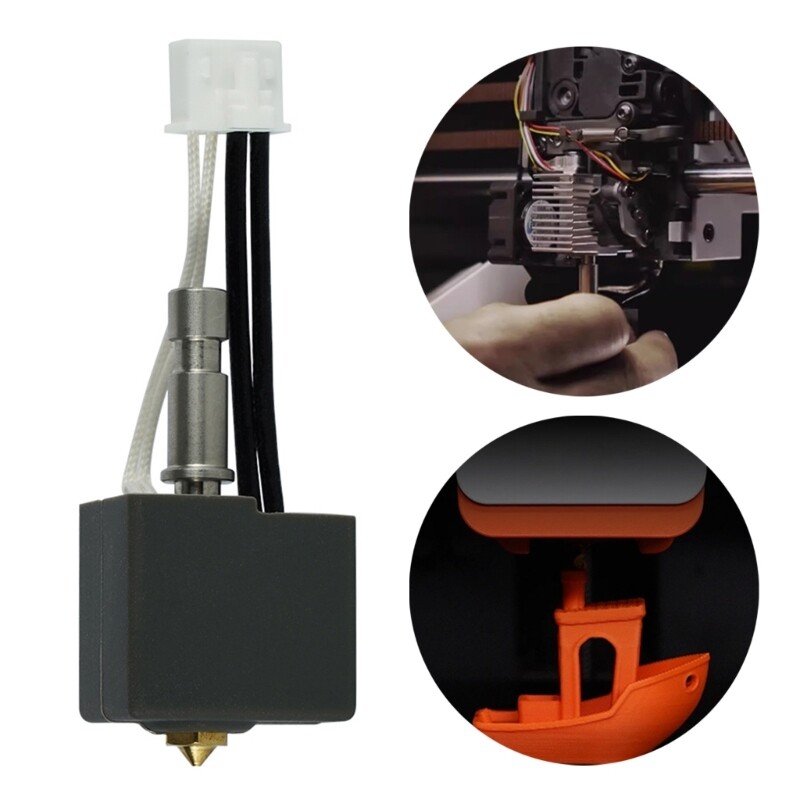 Efficient 3D Printer Hotend Component with Easy Replacement for Series