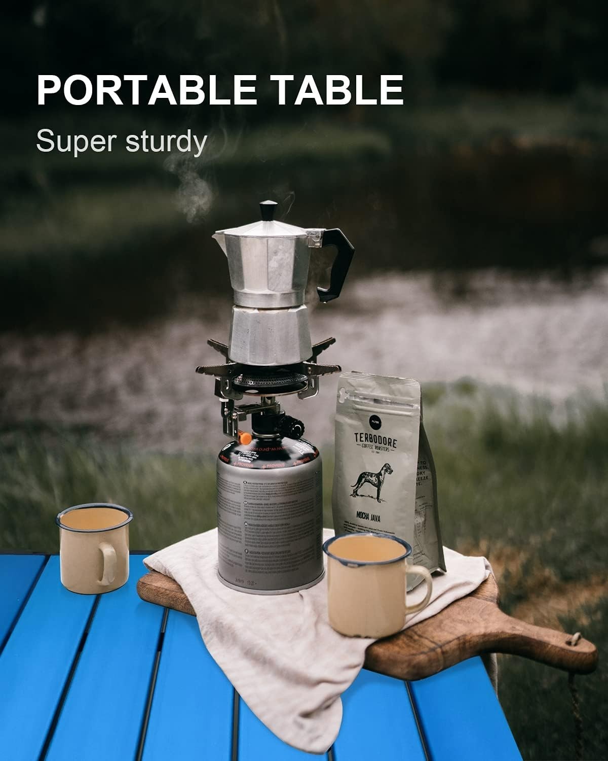 Lightweight Folding Camping Table - Durable Aluminum for Outdoor Fun, 16''x11''