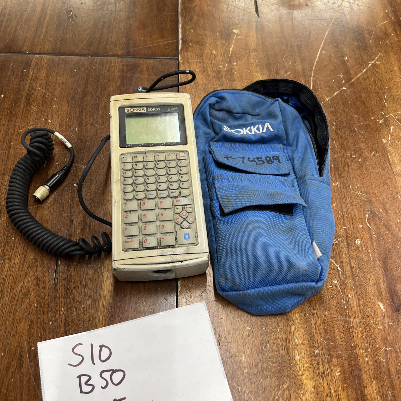 Sokkia SDR33 Expert 3300-CMDHRPE-004 Data Collector High Memory Survey Logger