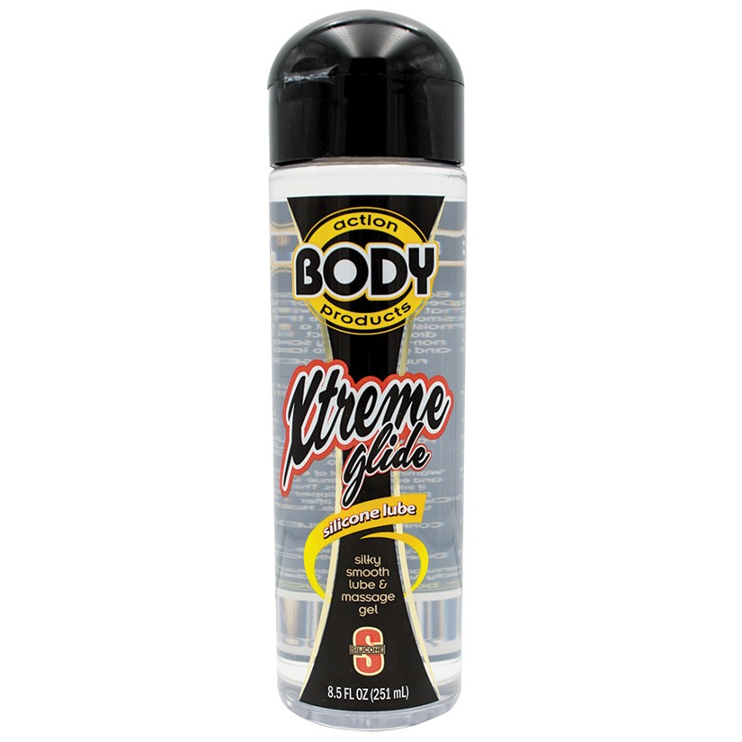 Body Action Extreme Xtreme Glide Silky Smooth Silicone Lubricant 8.5oz