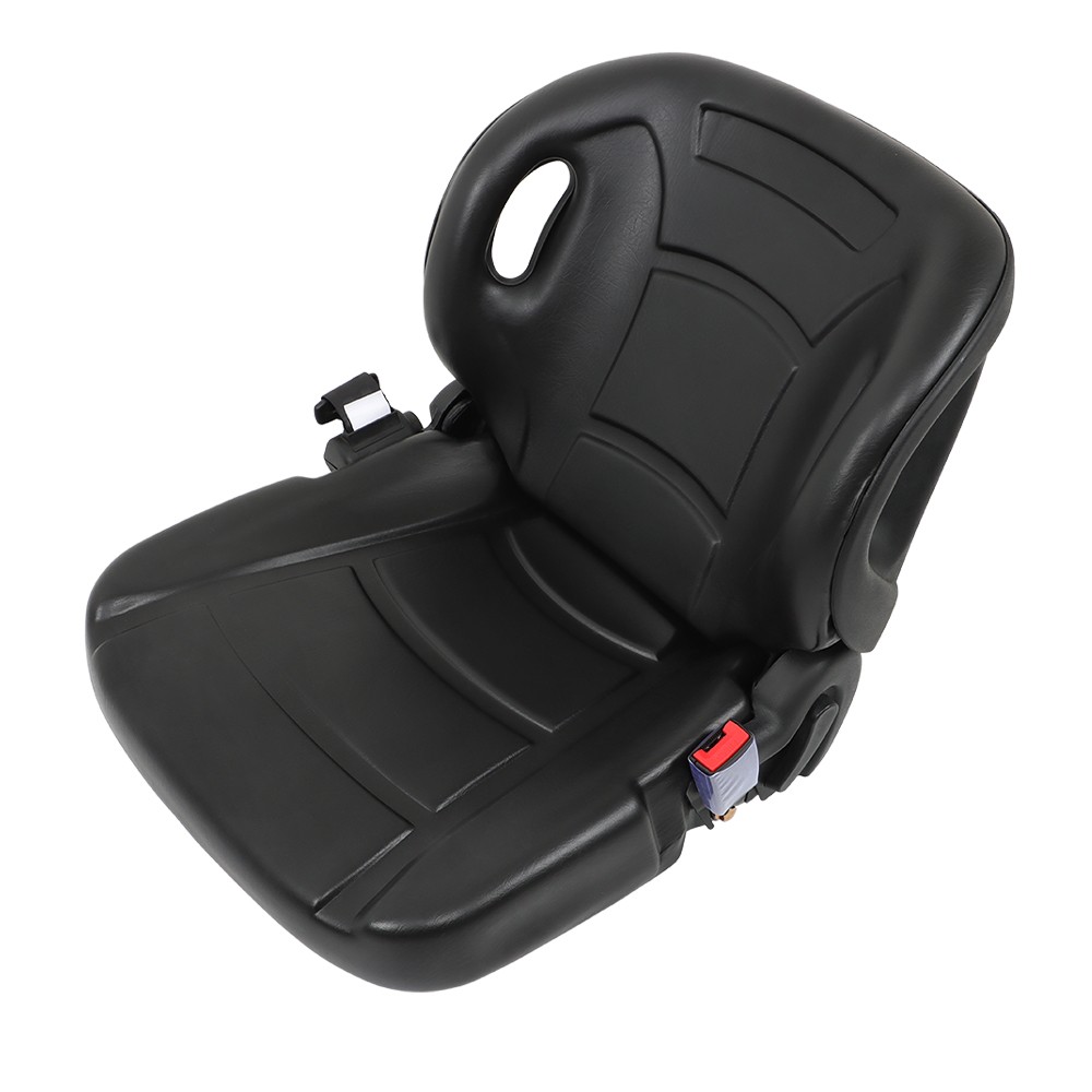 For Toyota Black Forklift Seat With Seatbelt & Switch Adjustable Backrest w/70°