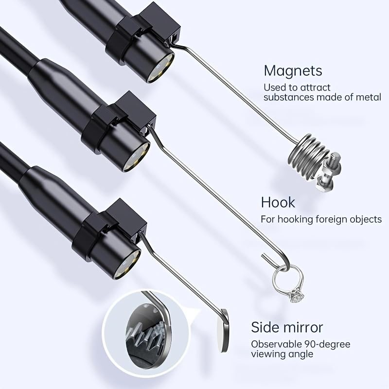 Adjustable Height Industrial Endoscope Additions - 6pcs Compatible for Variou...