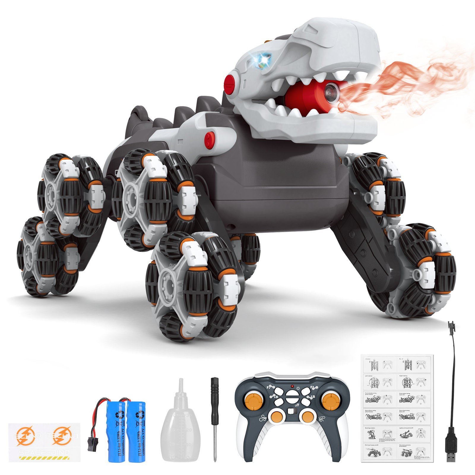 Remote Control Dinosaur RC Car Stunt Car Dinosaur Toy for Kids Birthday Gifts