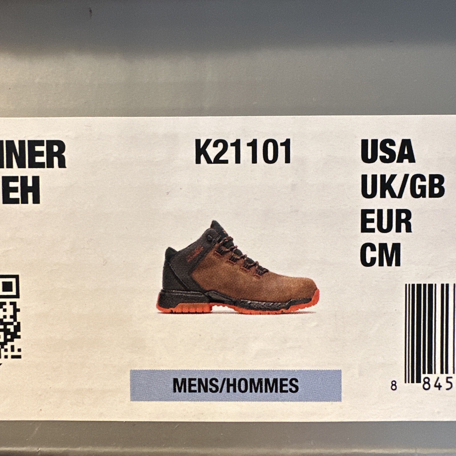 NEW Men’s Size 11 D Hytest FootRests 2.0 Composite Toe Work Boots Brown K21101.