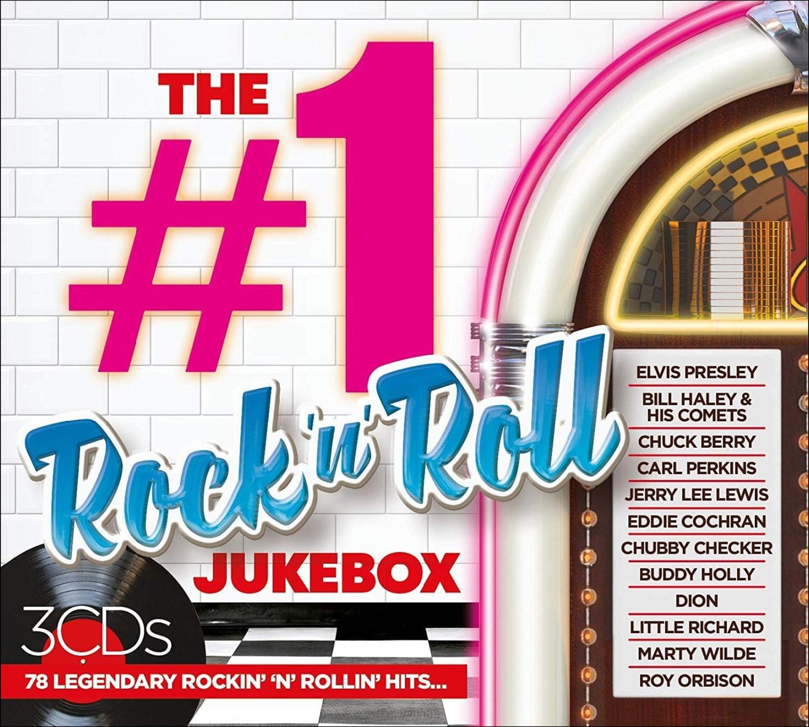 78 Greatest Rock & Roll JUKEBOX HITS * New 3-CD Set * All Orig 50's & 60's Hits