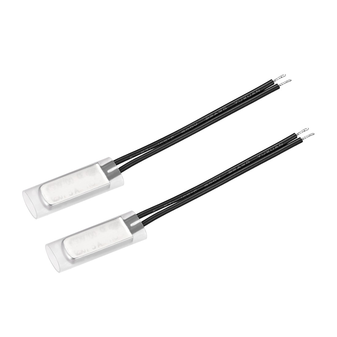 KSD9700 Thermostat, 110℃ N.C 5A Metal Bimetal Temperature Control Switch 2pcs