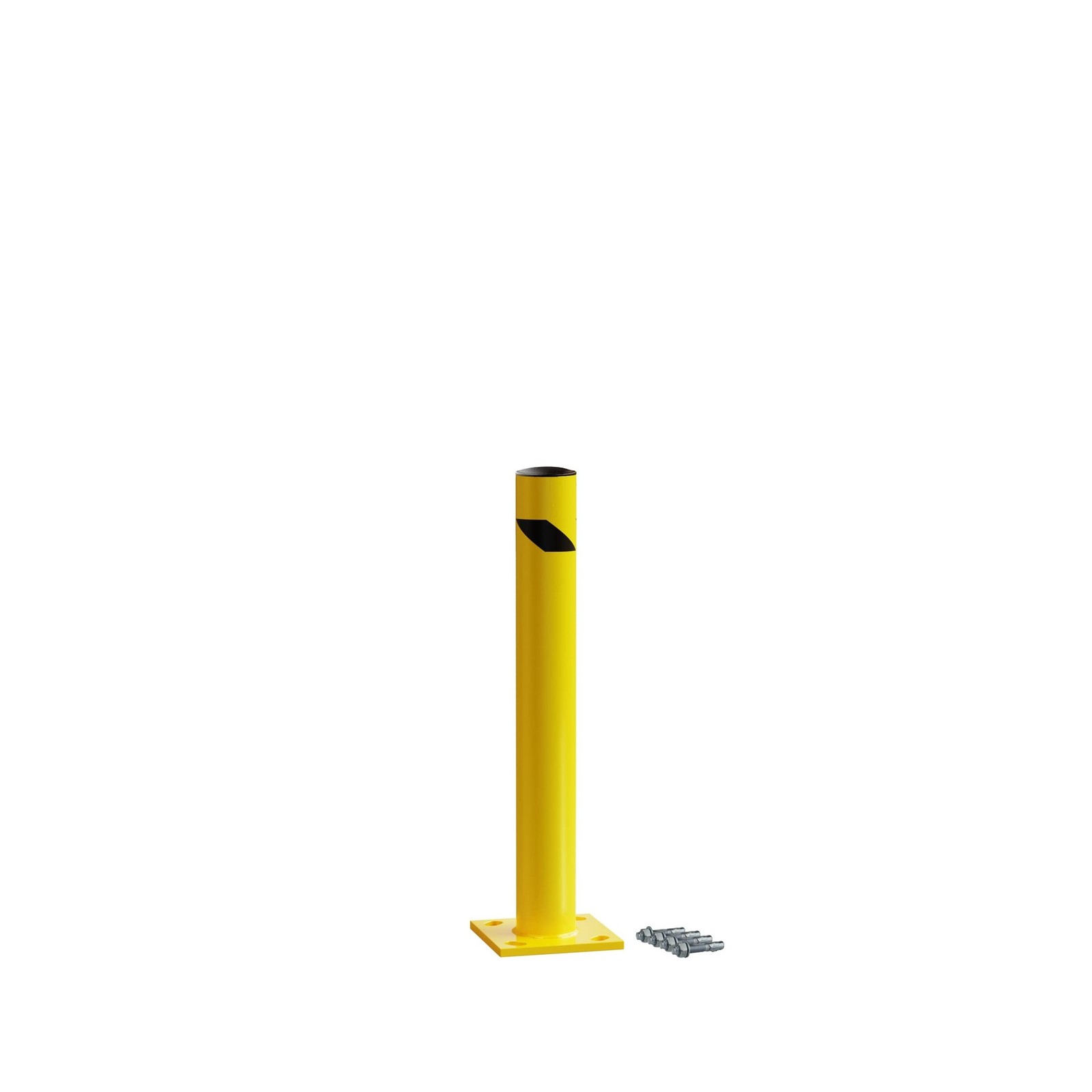 Crowd Control Warehouse Trafford Industrial Steel Bollards 42 inches Fast Ship