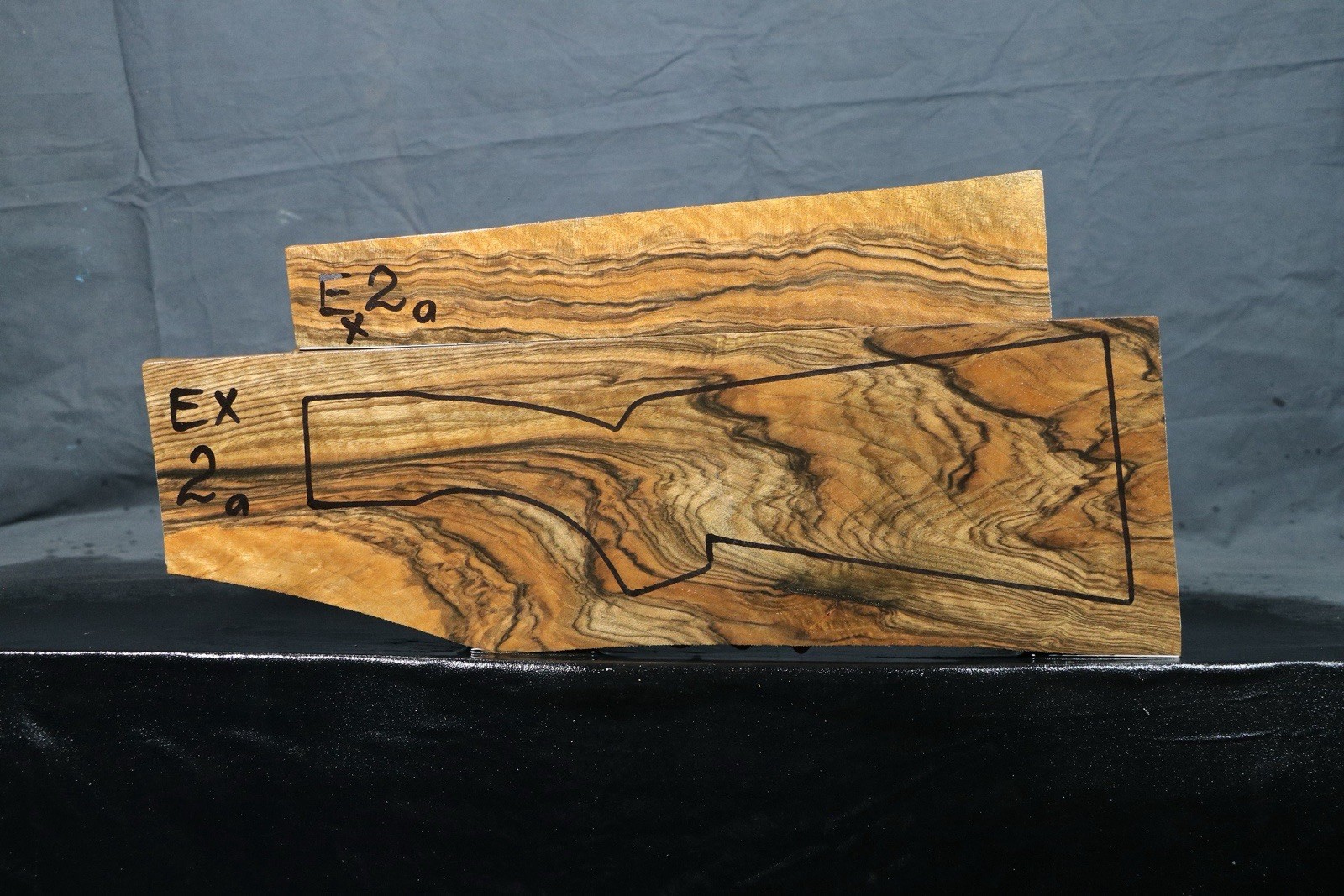 Circassian Walnut Shotgun Blank Gun Stock # EX2