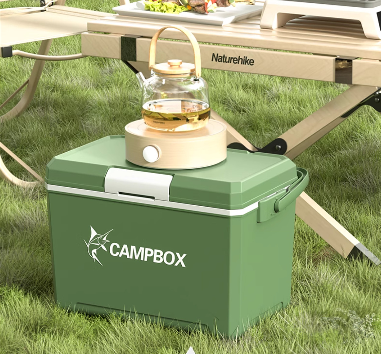 Portable Portable Ice Cube Refrigeration Box for Outdoor Insulation