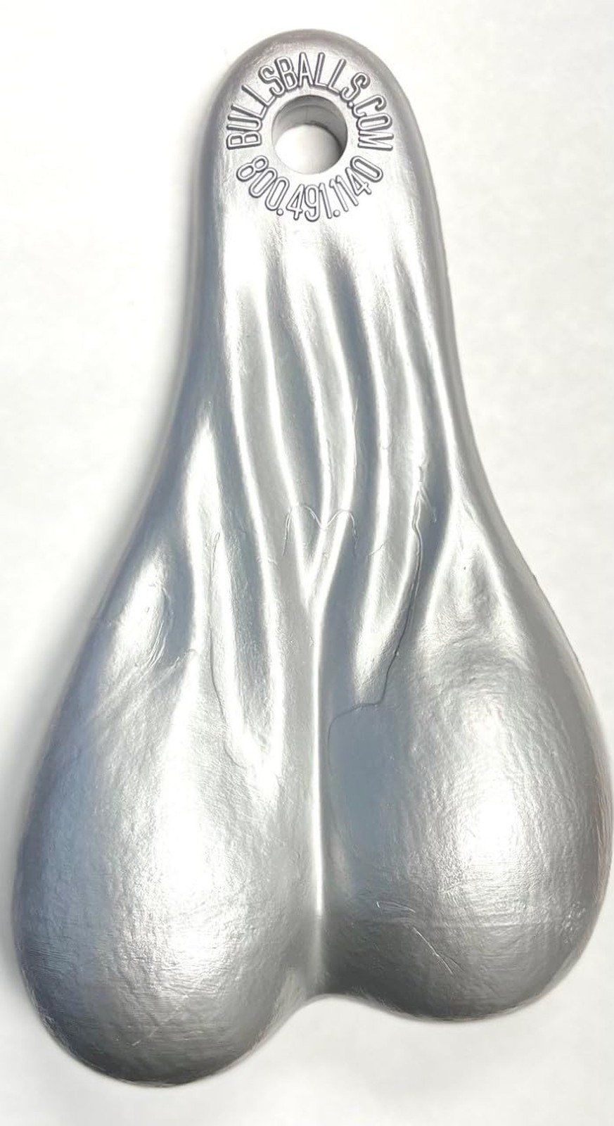 Truck Nuts, Solid Color-Shade of Gray, 8" Tall Series, Made in USA…