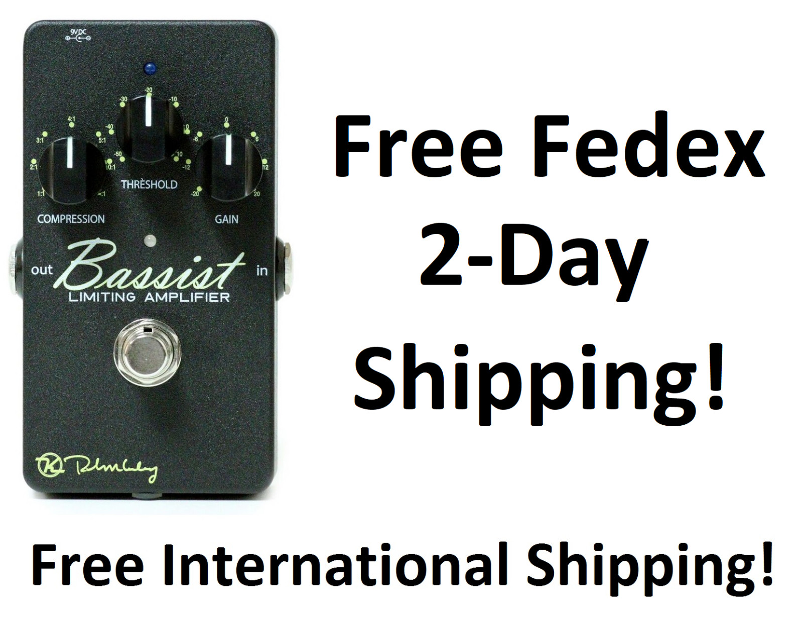 New Keeley Bassist Compressor and Limiting Amplifier Bass Guitar Effects Pedal