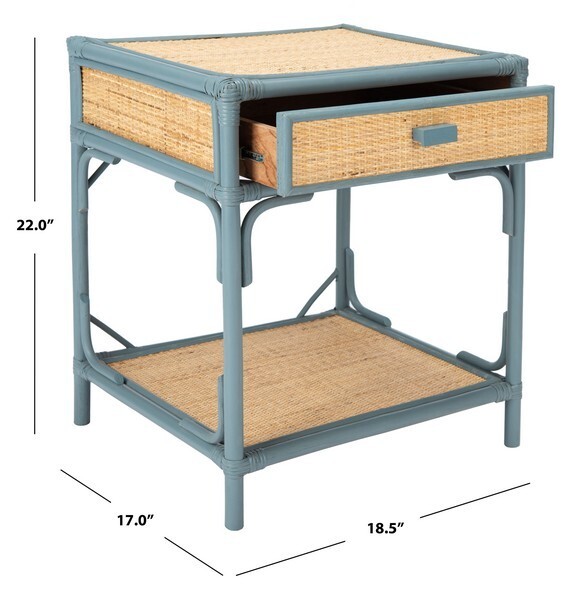 Safavieh 1 Drawer 1 Shelf Nightstand, Reduced Price 2172721067 NST4005B