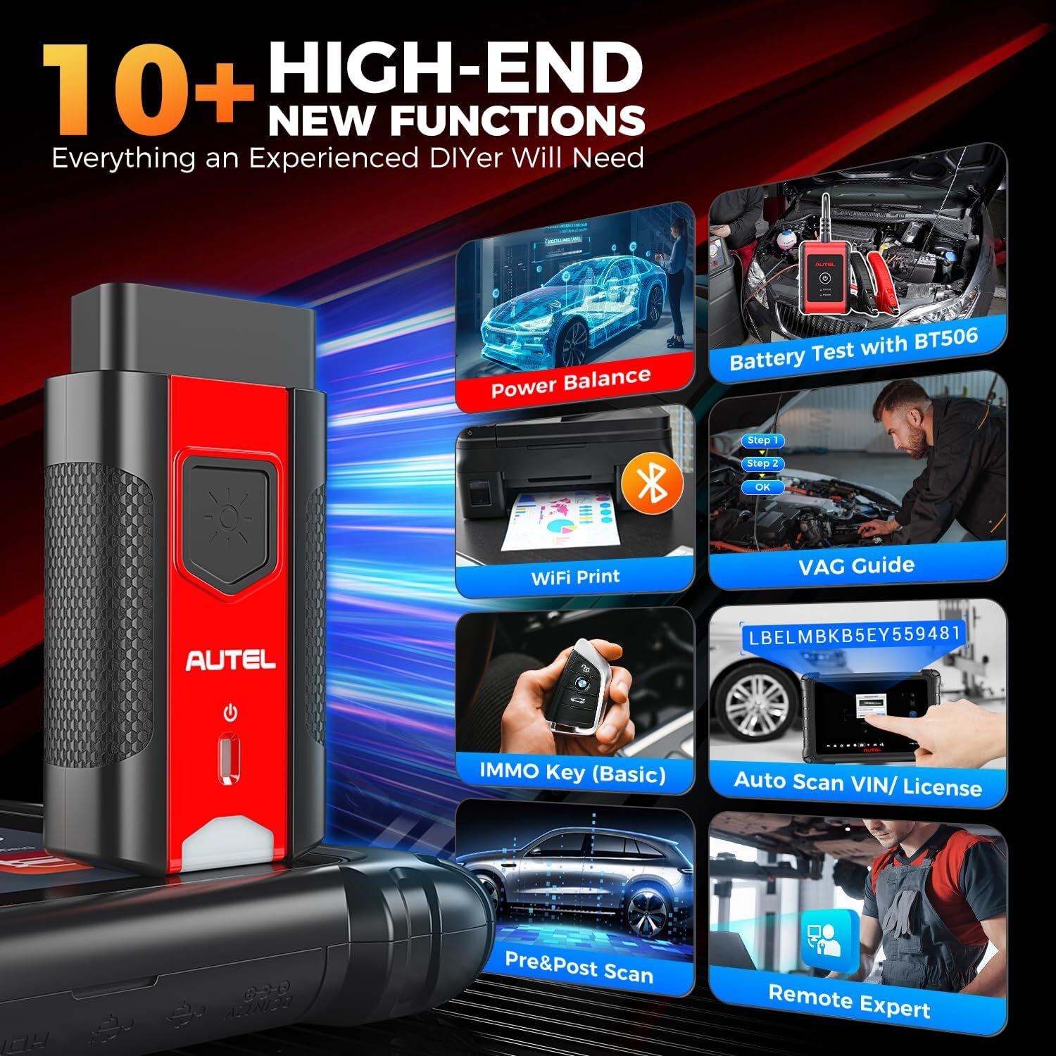 2026 Autel MaxiSYS MS906 Pro ECU Coding Full System Diagnostic Scanner MK906 PRO