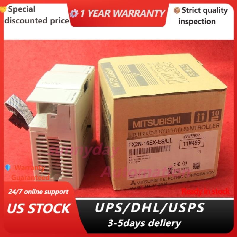 Mitsubishi Electric FX2N-16EX-ES/UL Tape residue new