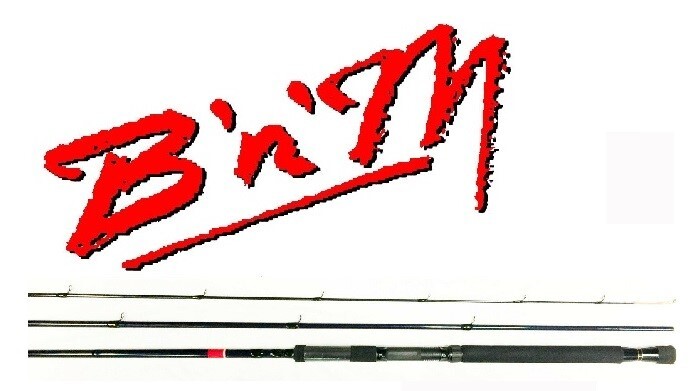 3ea B'n'M POW-R-TROLLER, PT143, 14' TROLLING CRAPPIE RODS POLES (BnM, B&M)