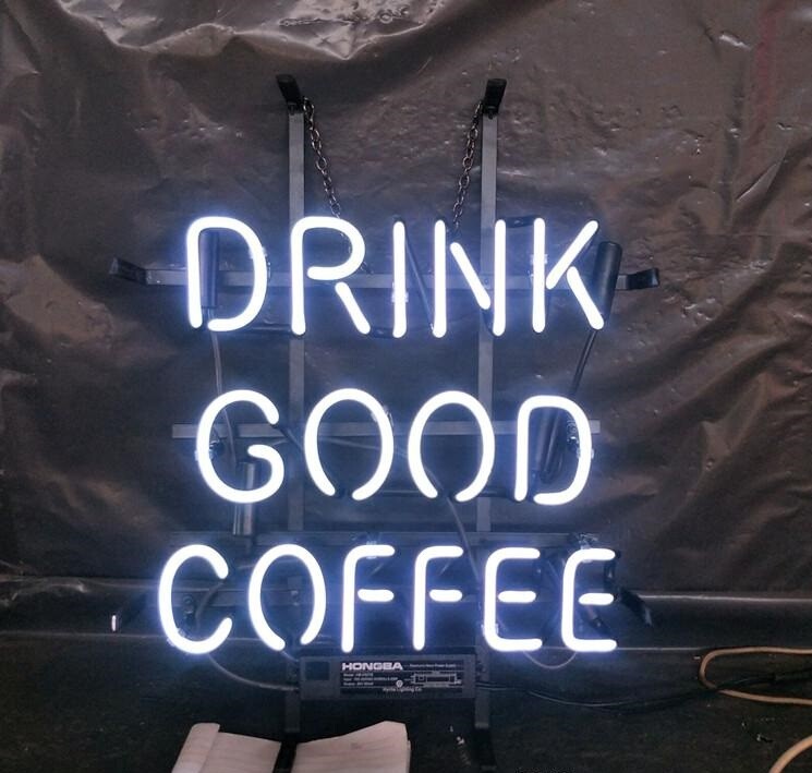 New Drink Good Coffee 14"x10" Neon Sign Lamp Light Window Decor With Dimmer VSX