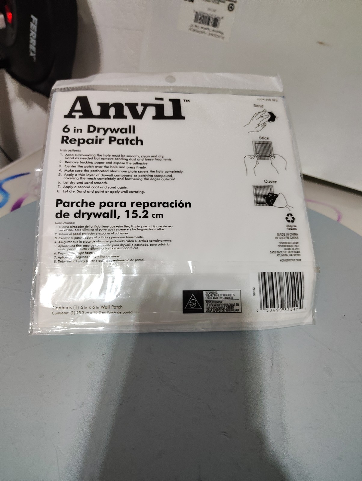 6 In. X 6 In. Drywall Repair Patch