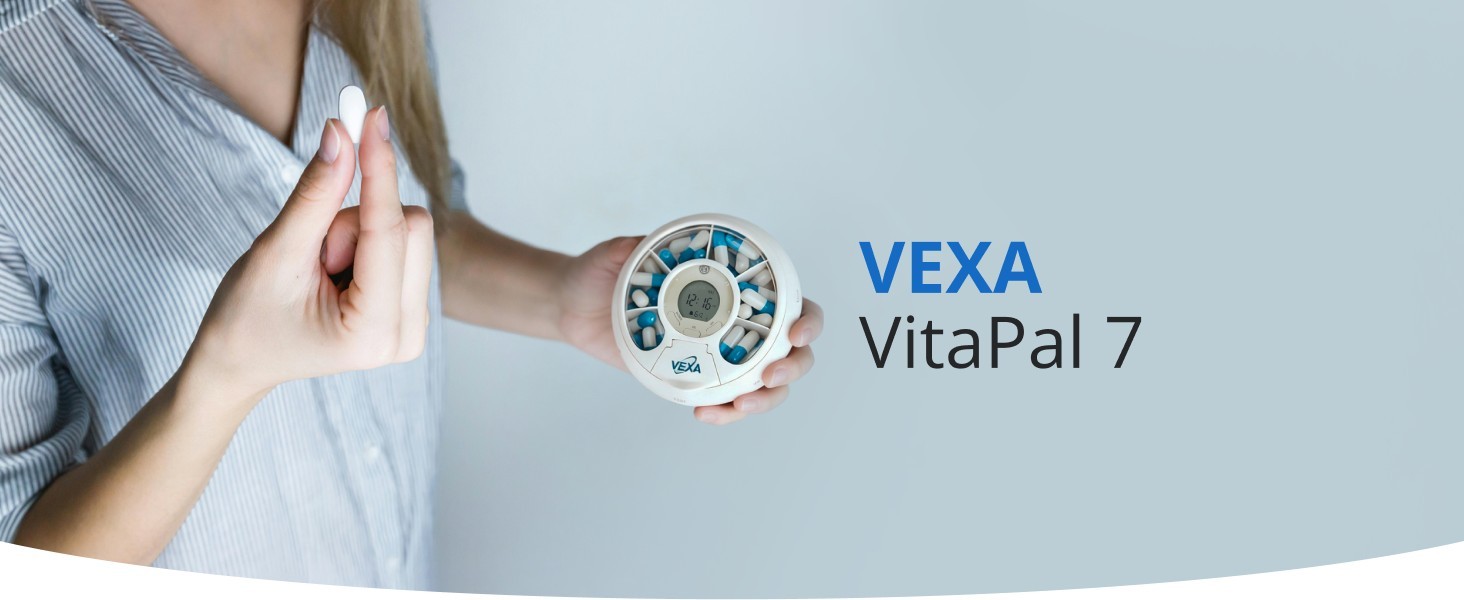 VEXA VitaPal 7 Bluetooth Digital Smart Pill Dispenser with App