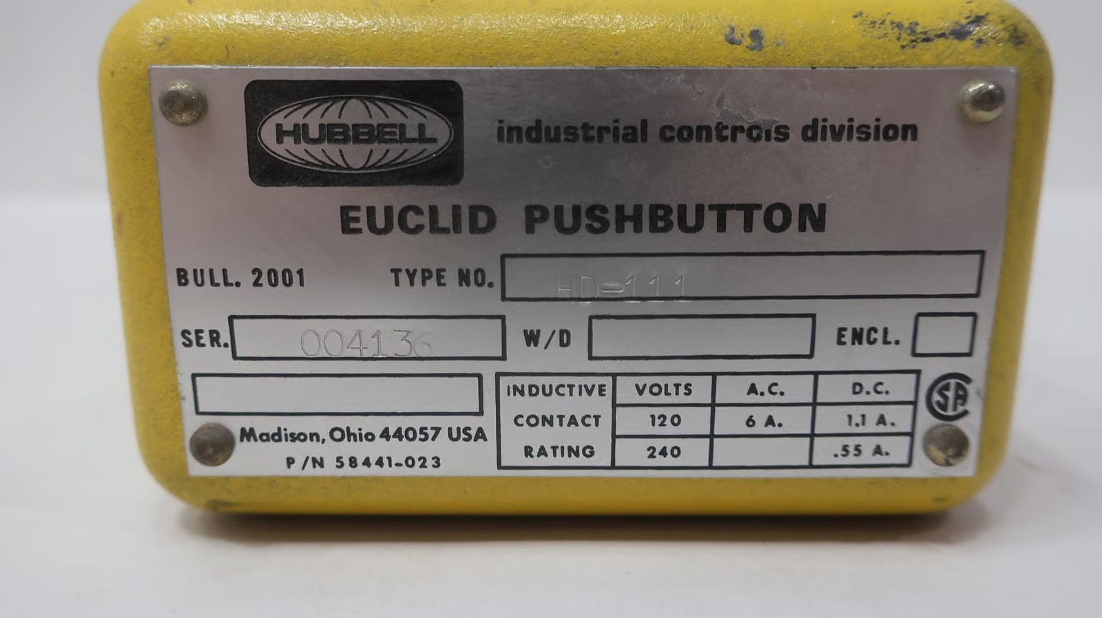 Hubbell HD-111 Teach Pendant