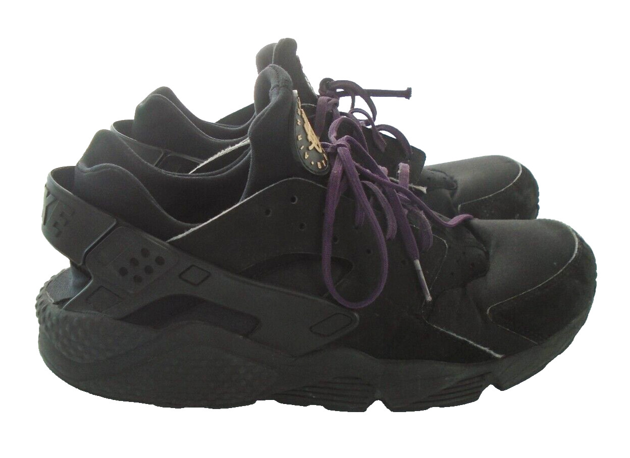 Nike Air Huarache Running Sneakers Men's Size 11 Triple Black