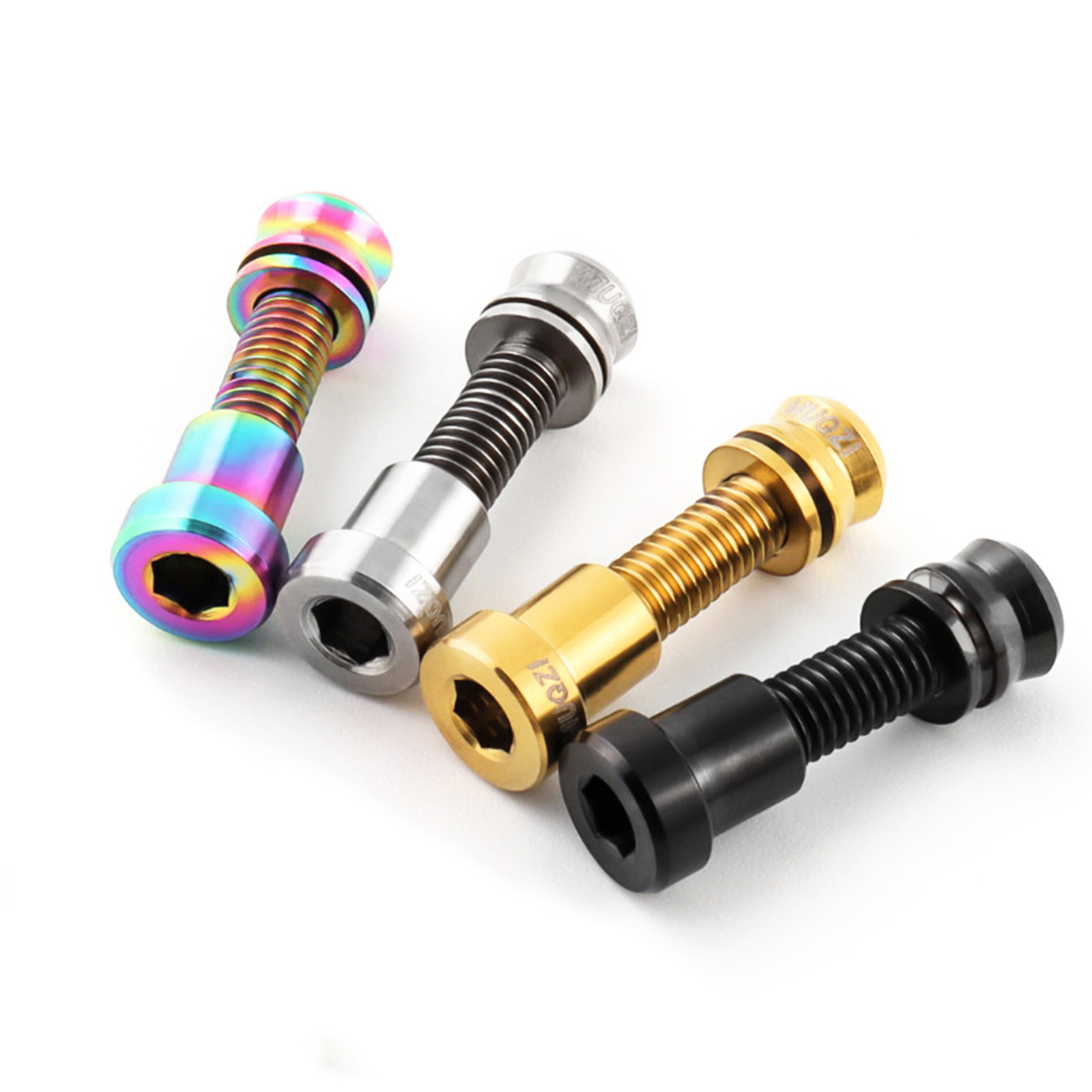 2pcs Bike Stem Bolts Nuts Kit M5x17 19mm for MTB/Mountain Bike Road Bicycle
