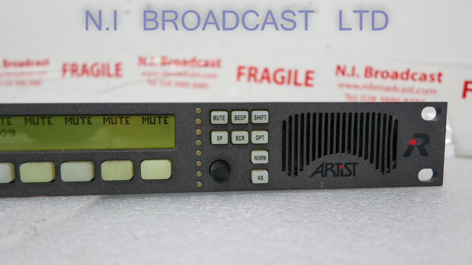 Riedel rcp-2016 Artist intercom panel with PSU Fully working,