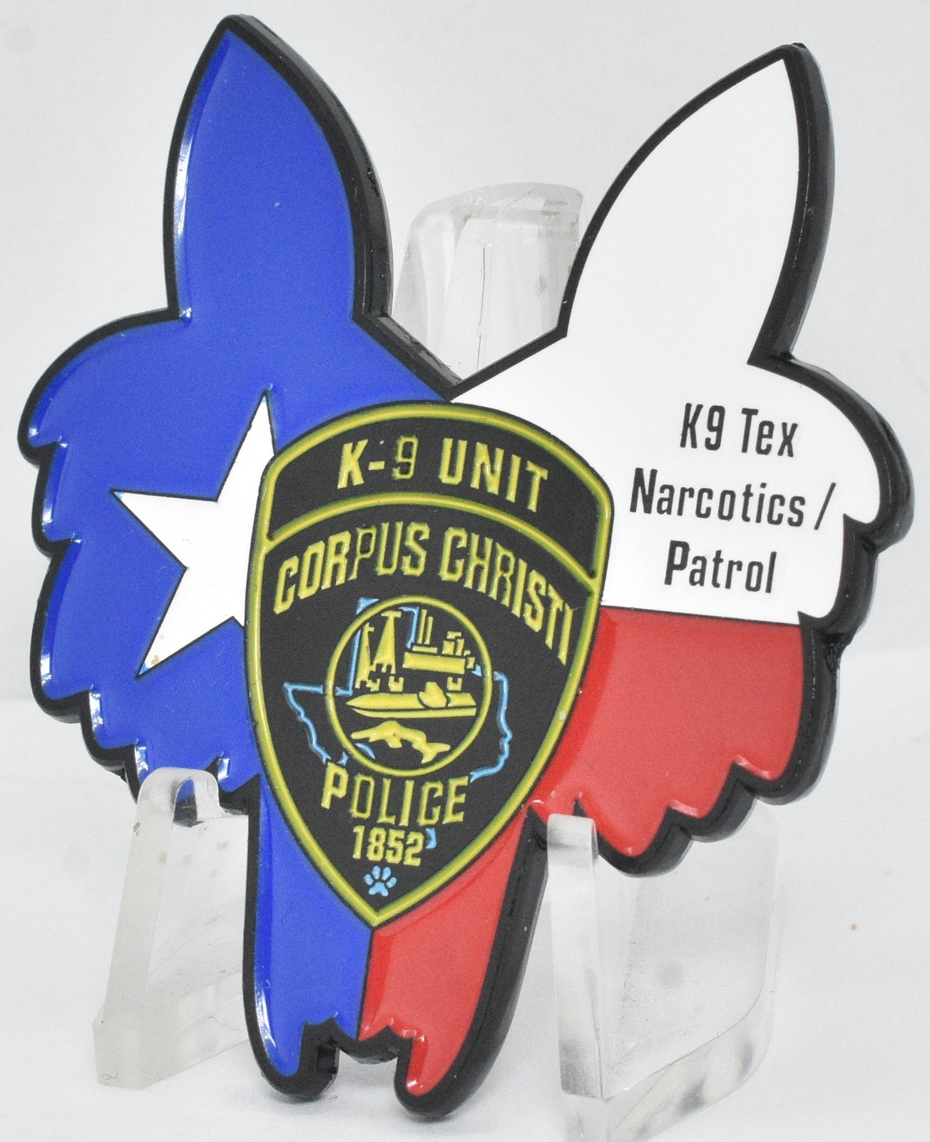 Corpus Christi Police K9 Texas Narcotics Patrol Challenge Coin