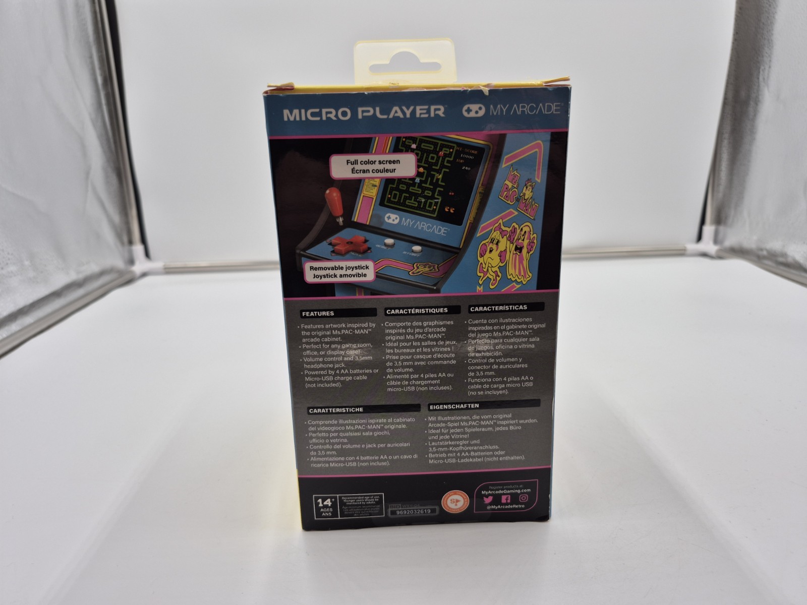 Ms Pac-Man Mini Arcade Machine My Arcade Micro Player Retro Gaming