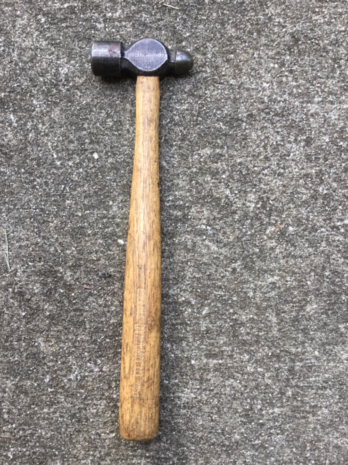 VTG. COLLINS DYNAMICUT BALL PEEN HAMMER NICE CONDITION MADE IN USA 5.8 oz. Total
