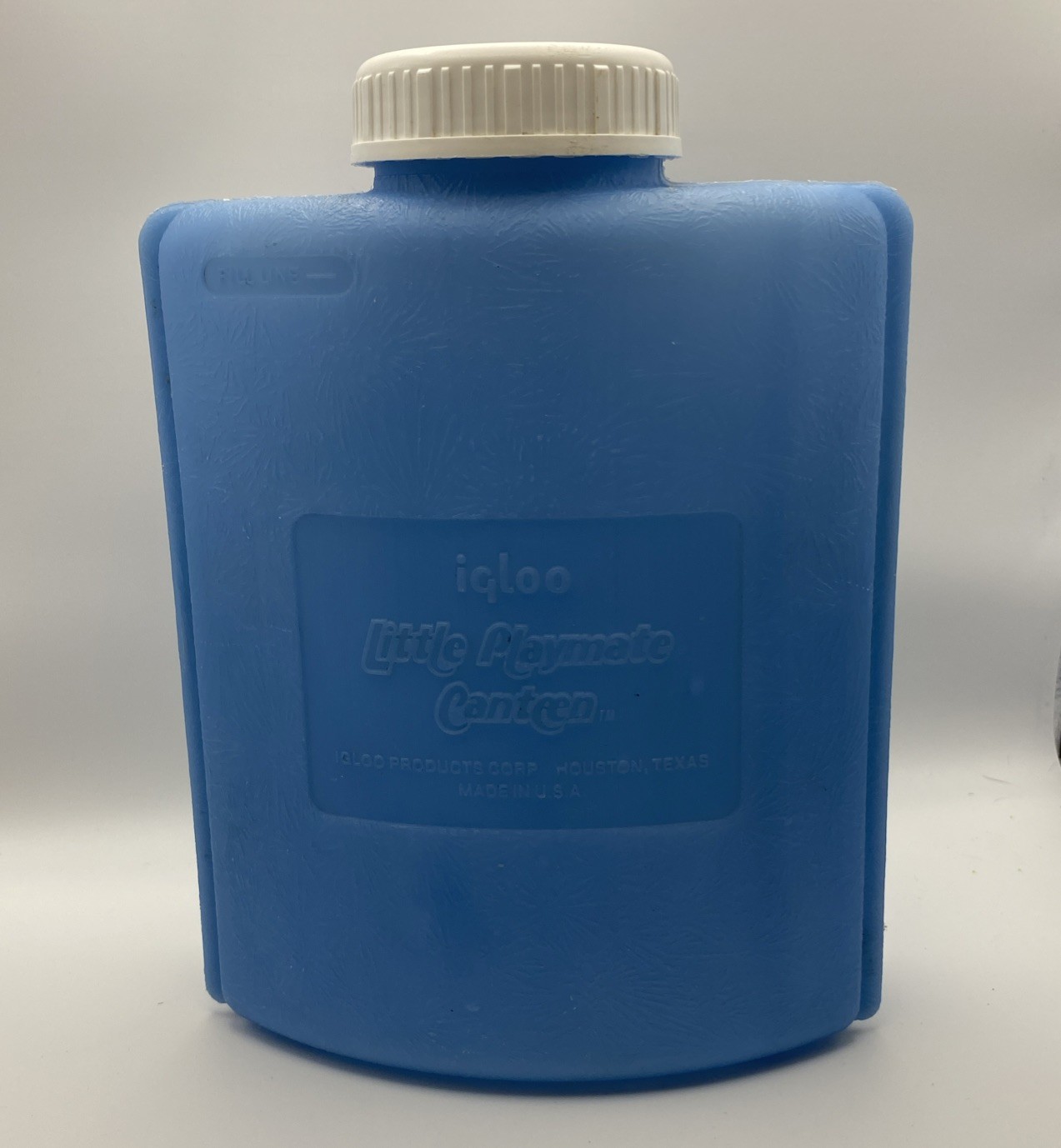 Igloo Little Playmate Canteen 9” Ice Pack Cooler Water Refreeze Bottle Blue USA