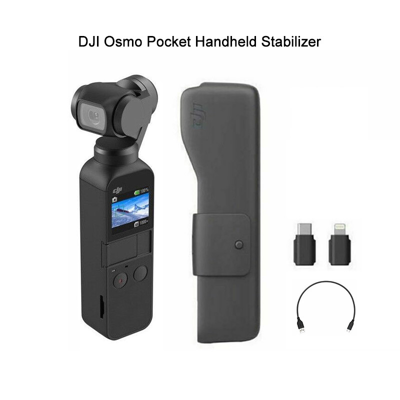 Original DJI Osmo Pocket Handheld 3-Axis Stabilizer Camera for Vlog -98% New