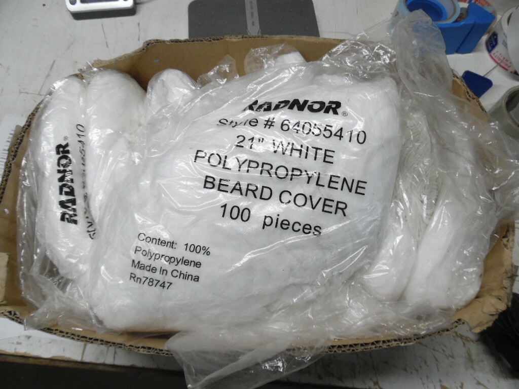 Radnor Polypropylene Beard Restraint 100/Bag 64055410  (V1)
