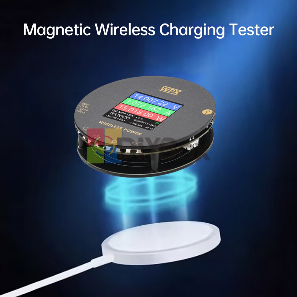 1.54 inch LCD Voltage Current Power Meter MPP25W Magnetic Fast Charging Tester