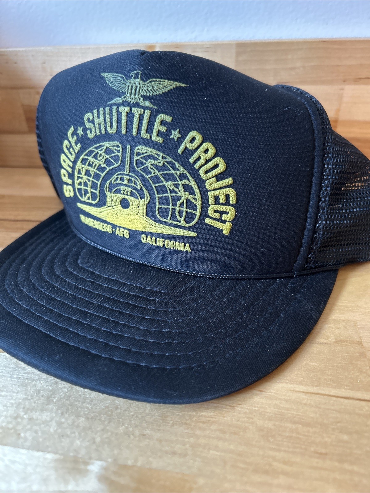 Vintage Space Shuttle Project Snap Back Hat Vandenberg Air Force Base California