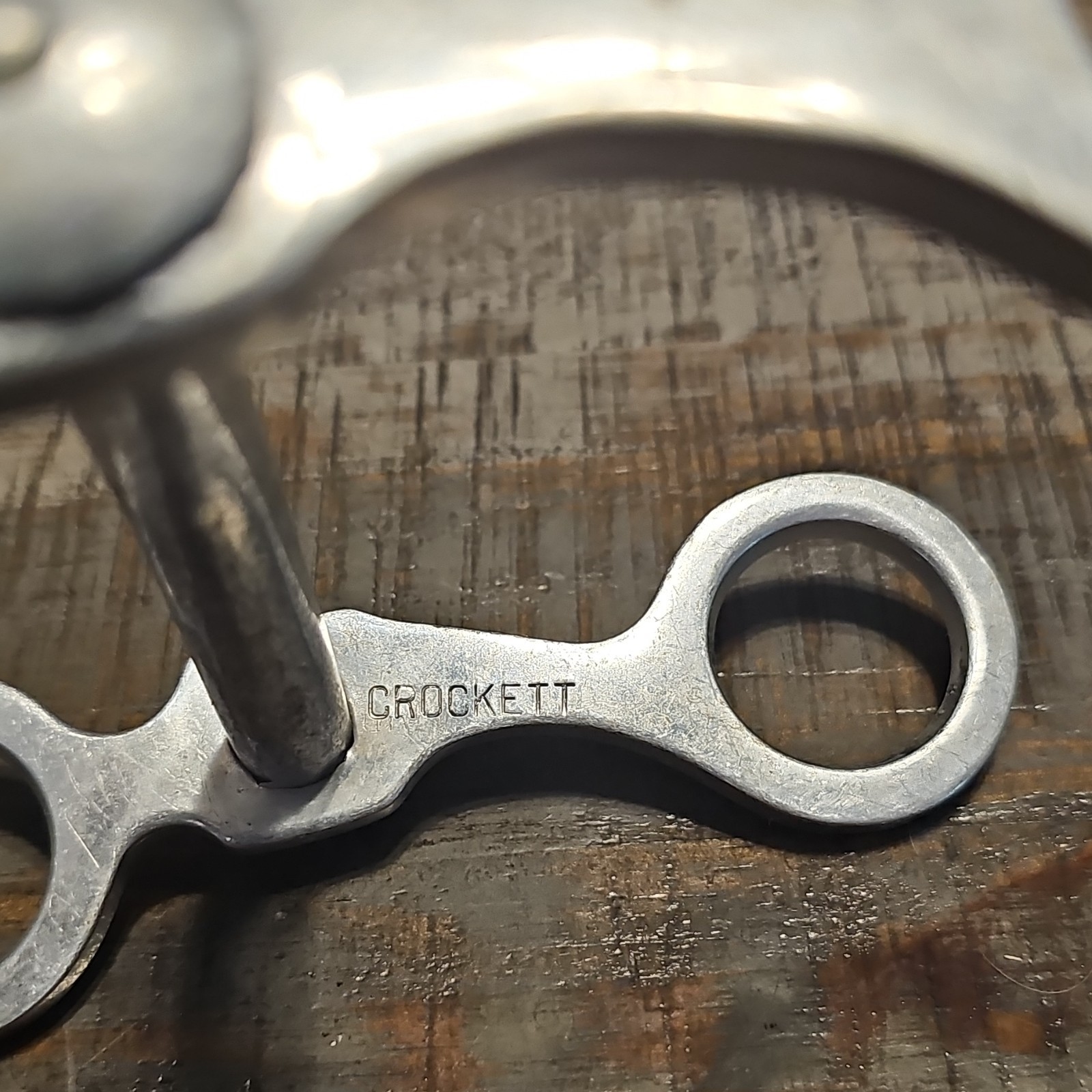 Crockett Western Aluminum Pony Snaffle Bit W/ Second Pony Bit