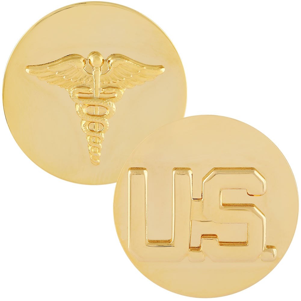 Army Medical Branch Insignia Enlisted with US Insignia