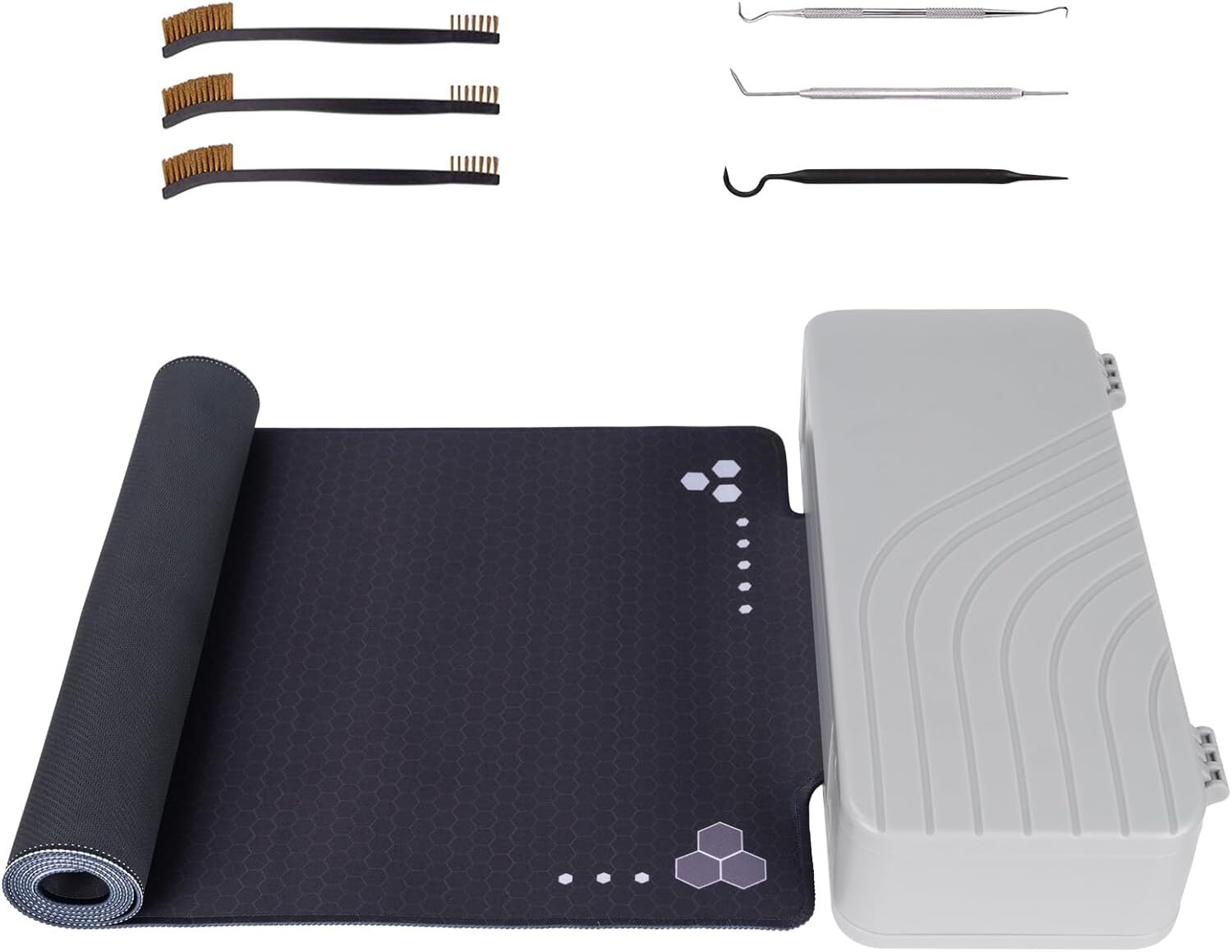Gun Cleaning Mat 36 x 12��, Non-Slip Workbench Pad, Large Gun Mat in Storage Box