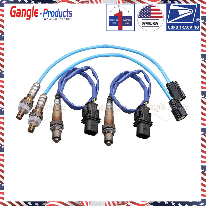 4x O2 Oxygen Sensor Up+Downstream For 2013-2019 Ford Explorer 3.5L Turbo
