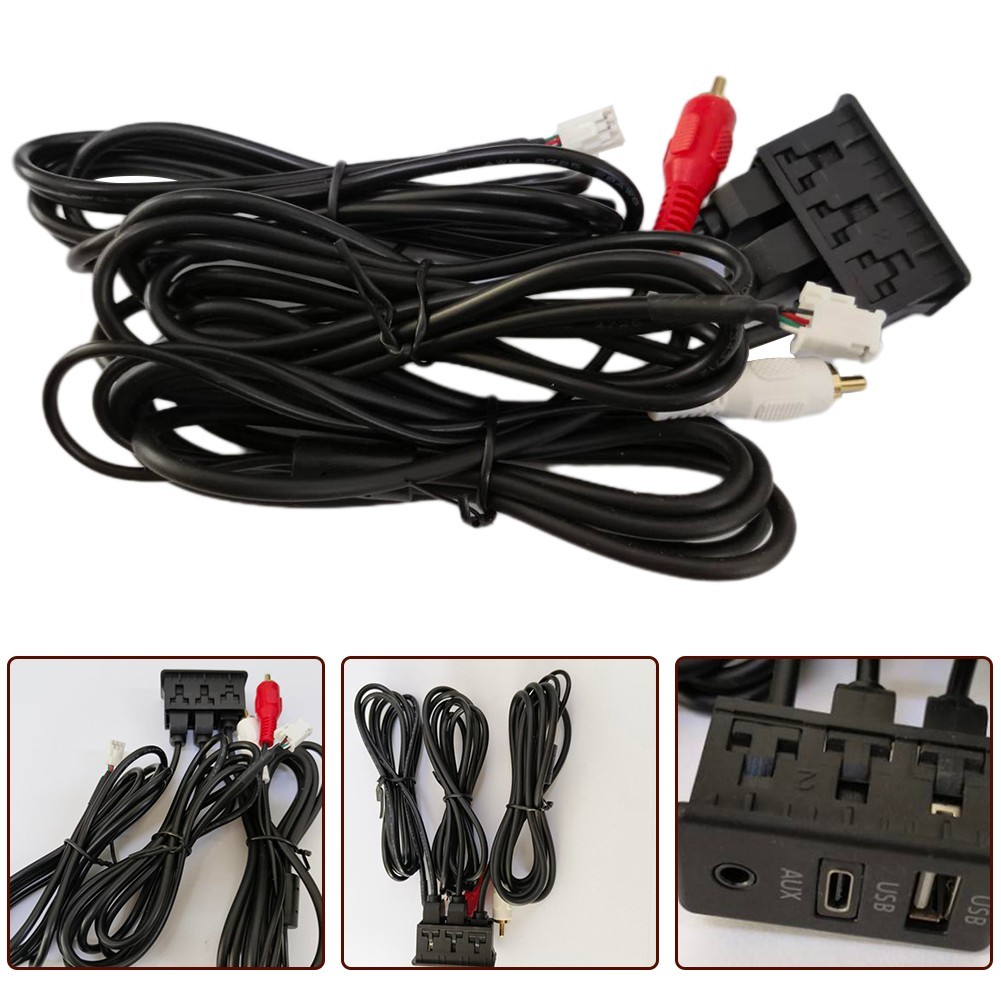 Automotive grade Car for DASH Mount USB+TYPEC Panel Interface Extension Kit