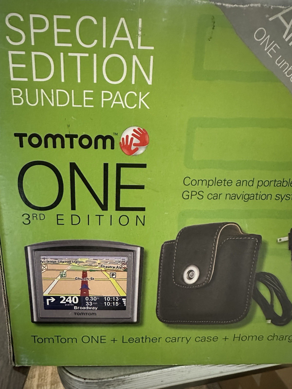 TOMTOM One GPS System Accessories, Leather Case, Guide Etc